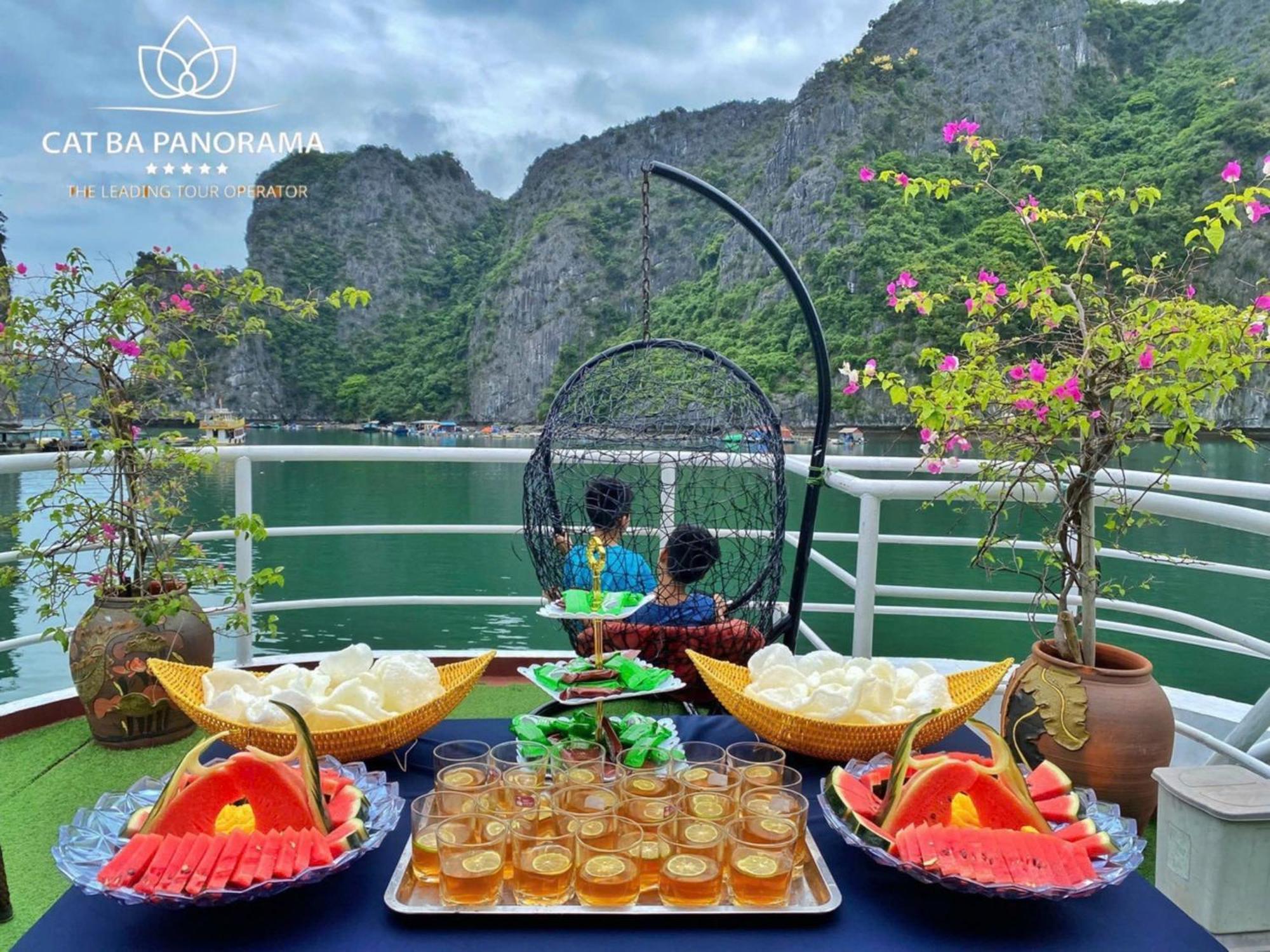 Green Mountain Cat Ba Hotel Dong Khe Sau Exterior foto