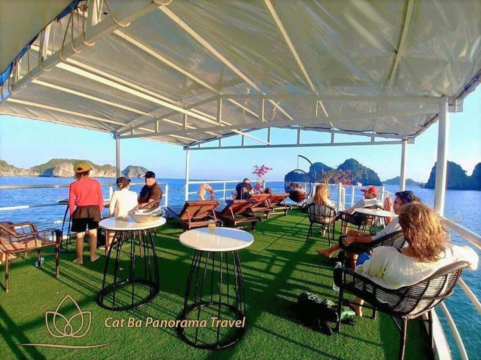 Green Mountain Cat Ba Hotel Dong Khe Sau Exterior foto